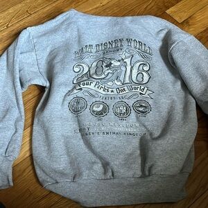 Kids 2016 vintage style Walt Disney World hoodie normal wear great quality S/M.